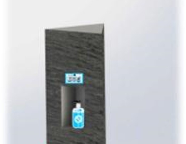 Large totem<br />with a pump